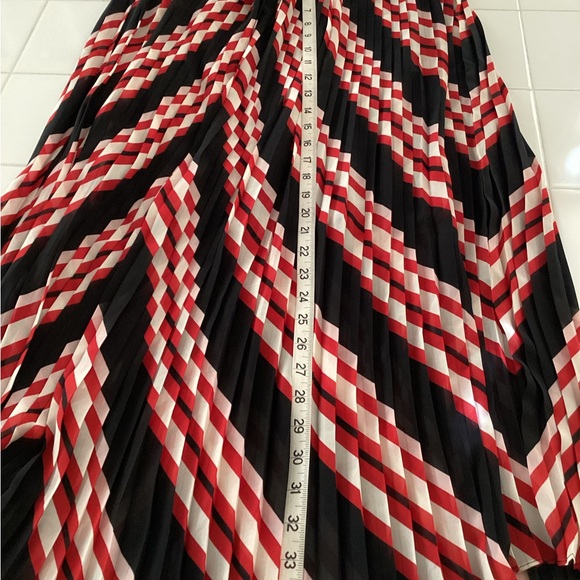 NEW Just Female Striped Pleated Coline Skirt - Picture 6 of 9